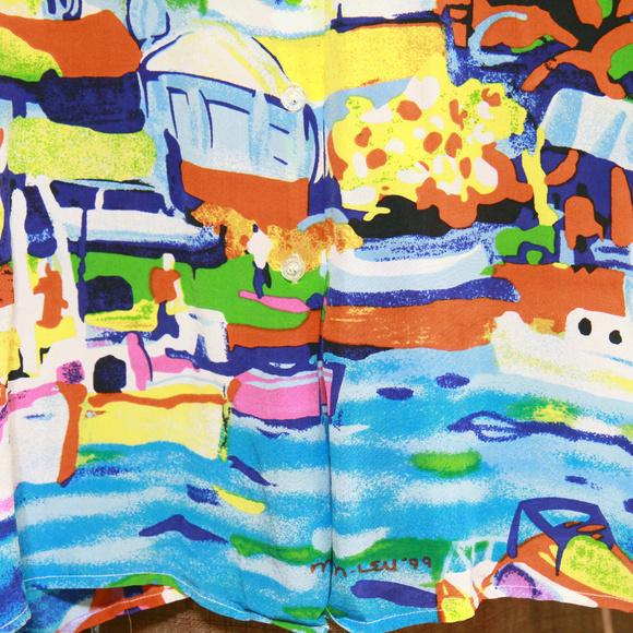 SOLD Super Fun Michael Leu blouse - Picture 3 of 6